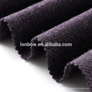 Serre-tête en twill de laine 100% violet de style britannique pour casquette